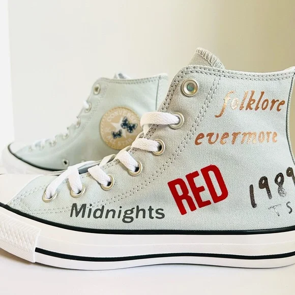 Taylor Swift Shoes Custom Converse Album covers - Picture 4 of 11